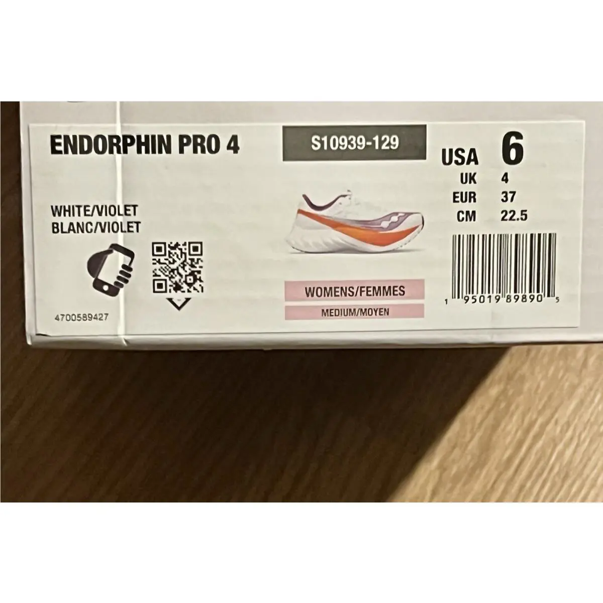 Saucony shoes - Saucony Endorphin PRO 4 - Endorphin PRO - S10939-129 - White (UPC: 195019898905) 6
