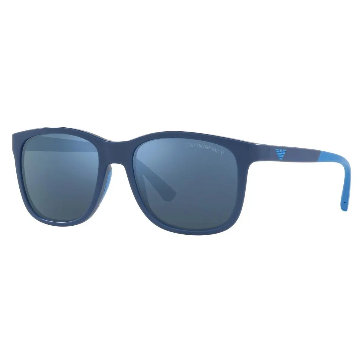 Man Sunglasses EK4184 508855 49mm Blue - Blue Mirror Lens by Emporio Armani