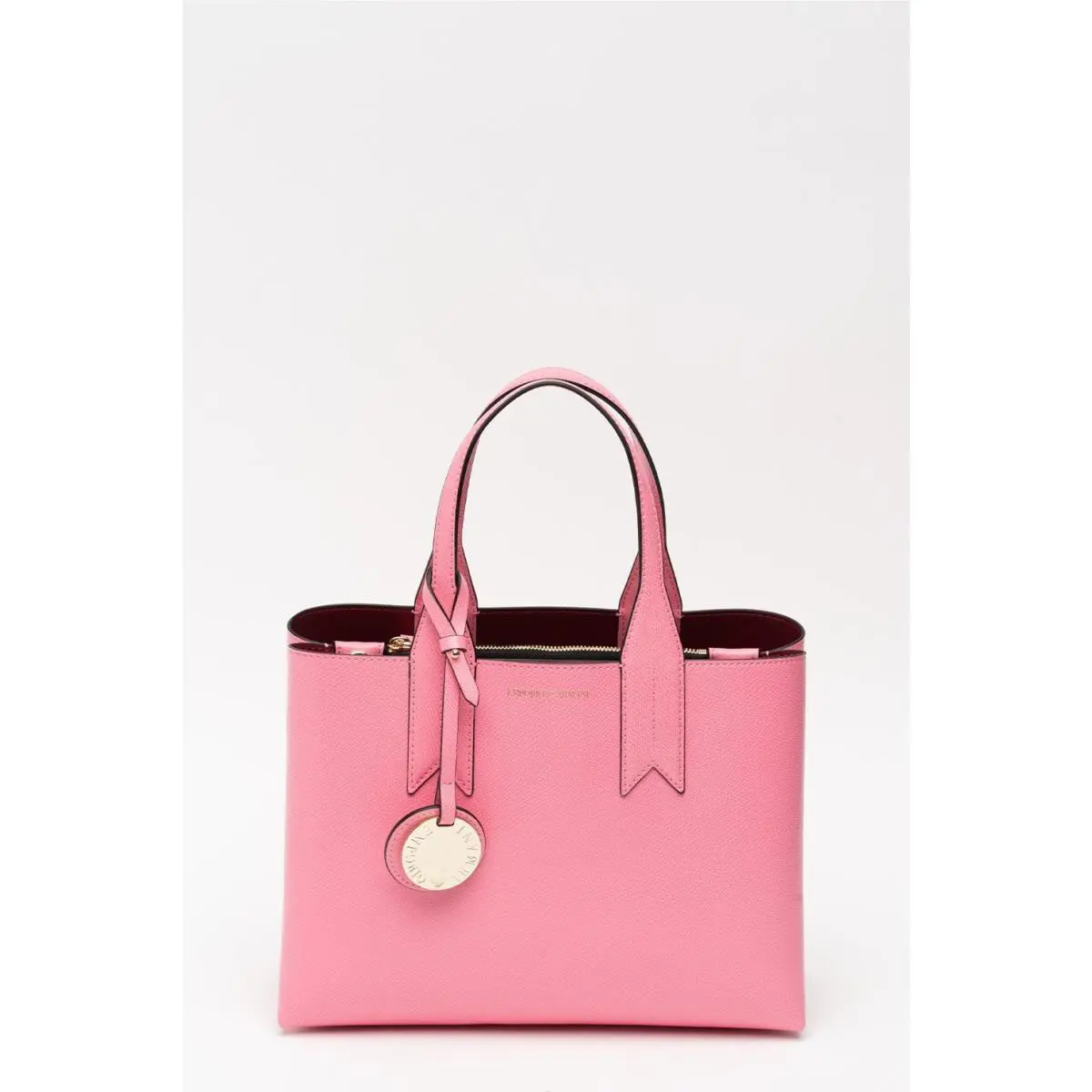 Emporio Armani Womens Bag Tote Minidollaro Pink