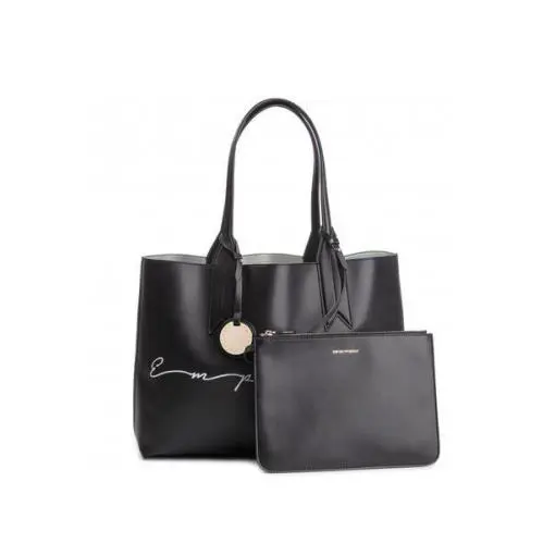 Emporio Armani Womens Bag Shopping L Similnappa + Writting
