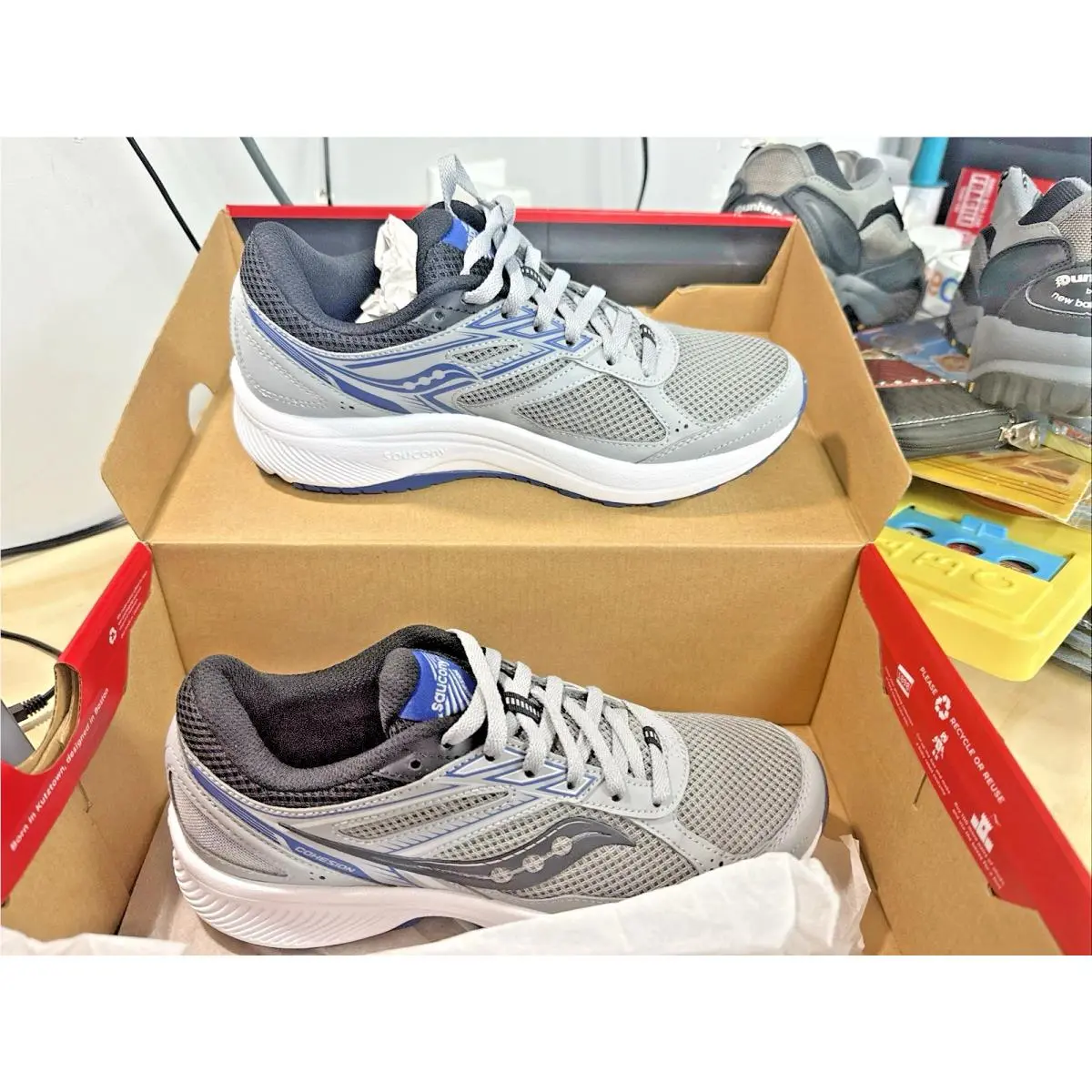 Saucony shoes - Saucony Cohesion 14 - Cohesion - S20628-9 - Gray 7