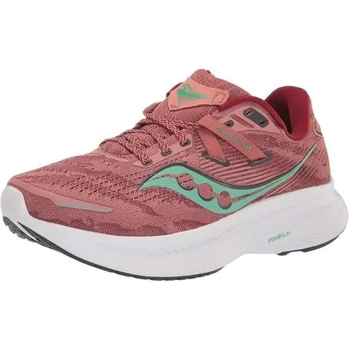 Saucony Women`s Guide 16 Sneaker Soot/sprig 5 Wide - Soot/Spring, Main: Multi-Colored