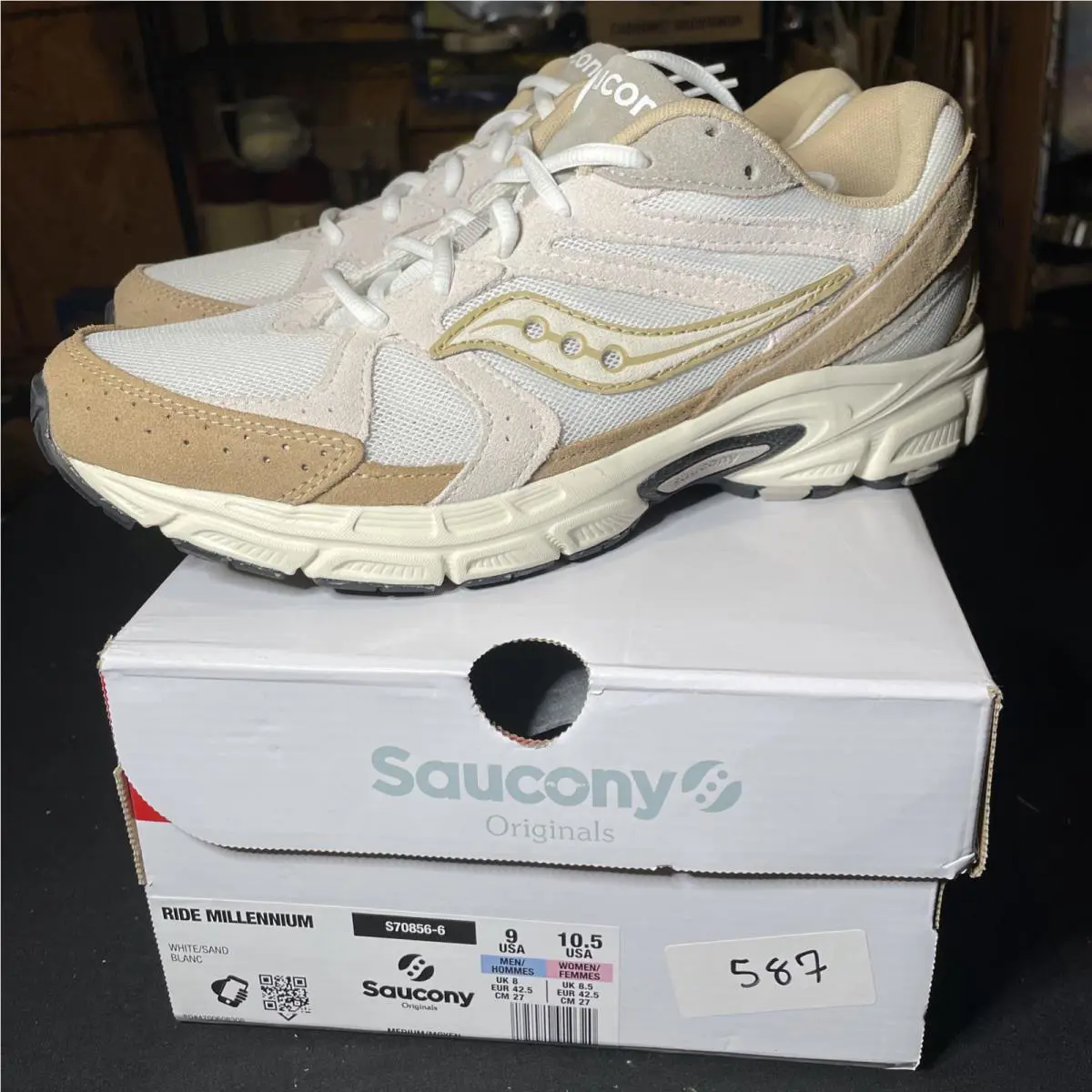 Saucony shoes - Saucony Grid Ride Millennium - Grid Ride Millennium - S70856-6 - Ivory 1
