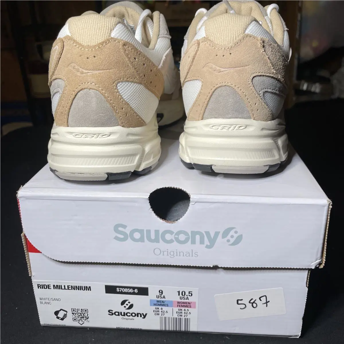 Saucony shoes - Saucony Grid Ride Millennium - Grid Ride Millennium - S70856-6 - Ivory 2