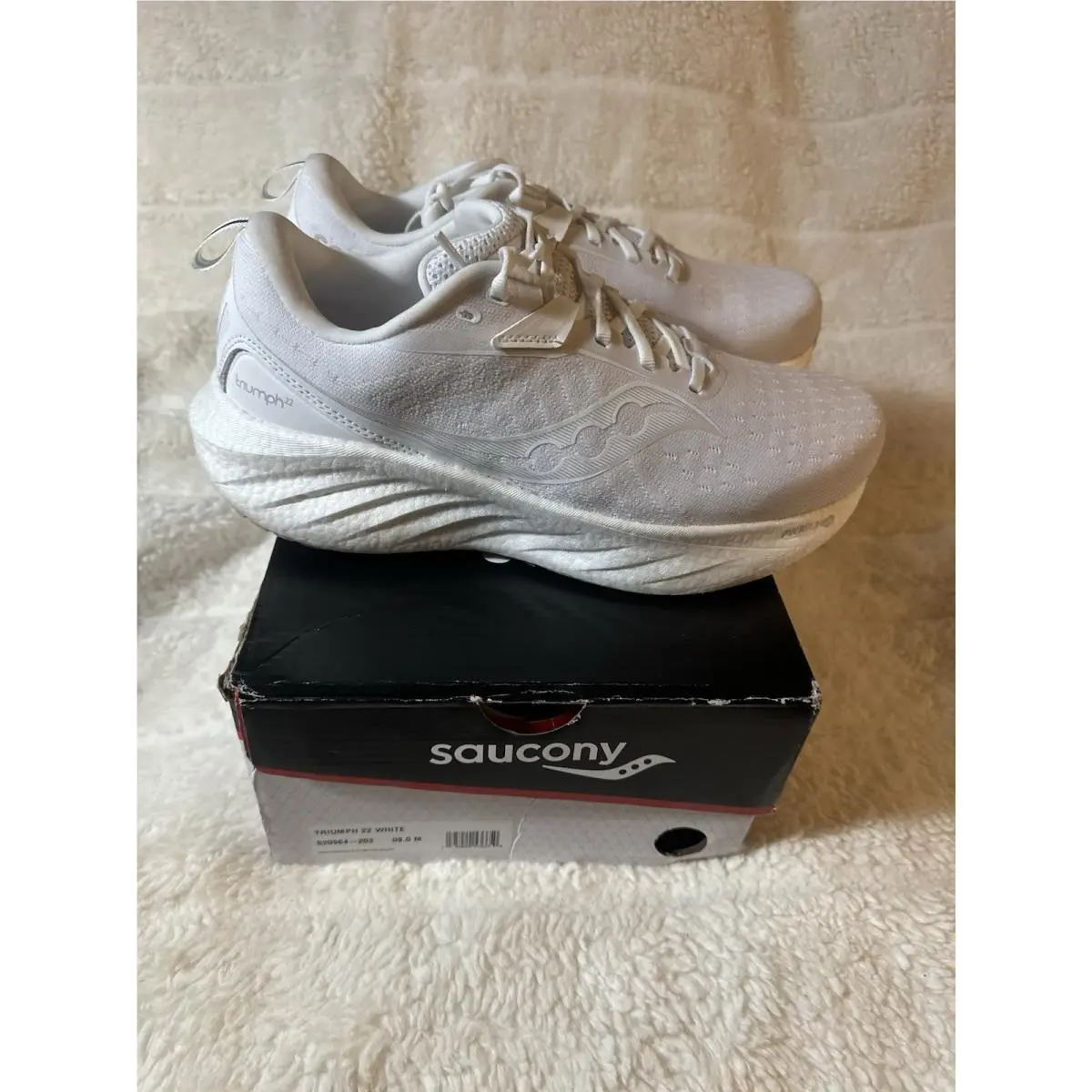 Saucony shoes - Saucony Triumph 22 - Triumph - S20964-203 - White (UPC: 195020536728) 4
