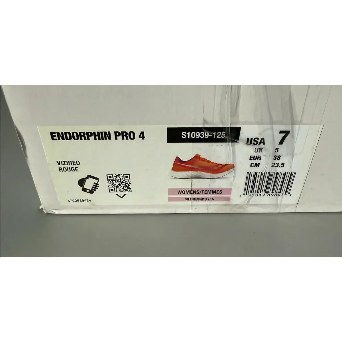 Saucony shoes - Saucony Endorphin Pro 4 - Endorphin Pro - S10939-125 - Vizired Rouge (UPC: 0195019898479) 10