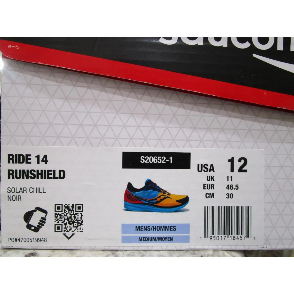Saucony shoes - Saucony Ride 14 RunShiel - Ride RunShiel - S20652-1 - Solar Chill 4