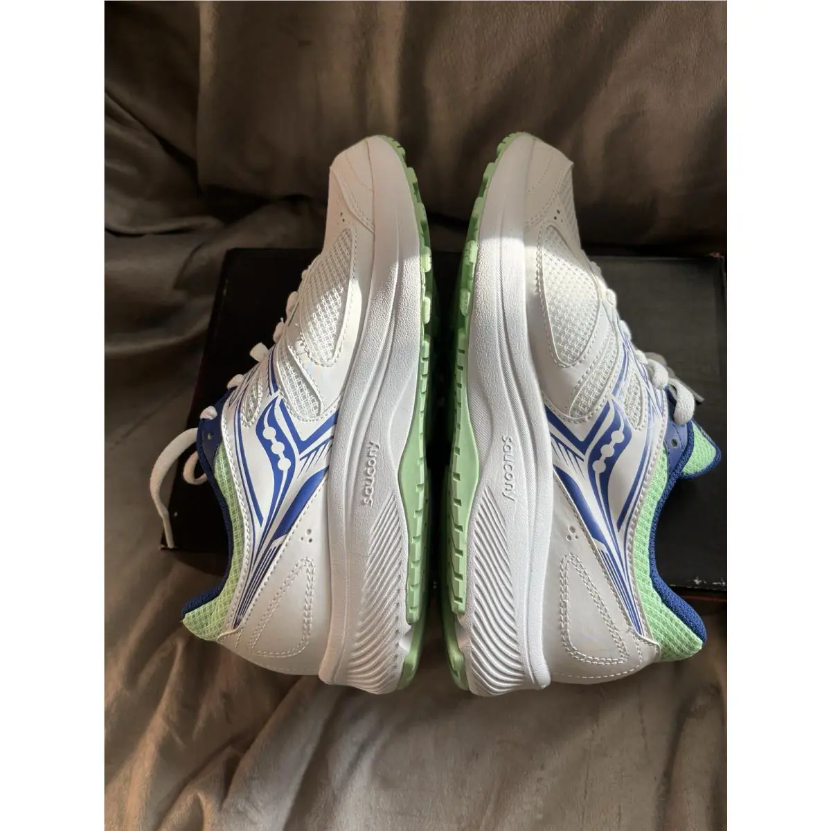 Saucony shoes - Saucony Cohesion 14 - Cohesion - White/Navy/Mint (UPC: 194917832592) 3