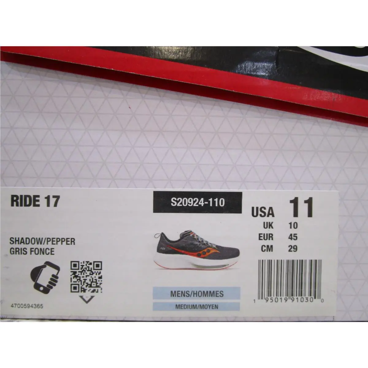 Saucony shoes - Saucony Ride 17 - Ride - S20924-110 - Shadow/Pepper 4