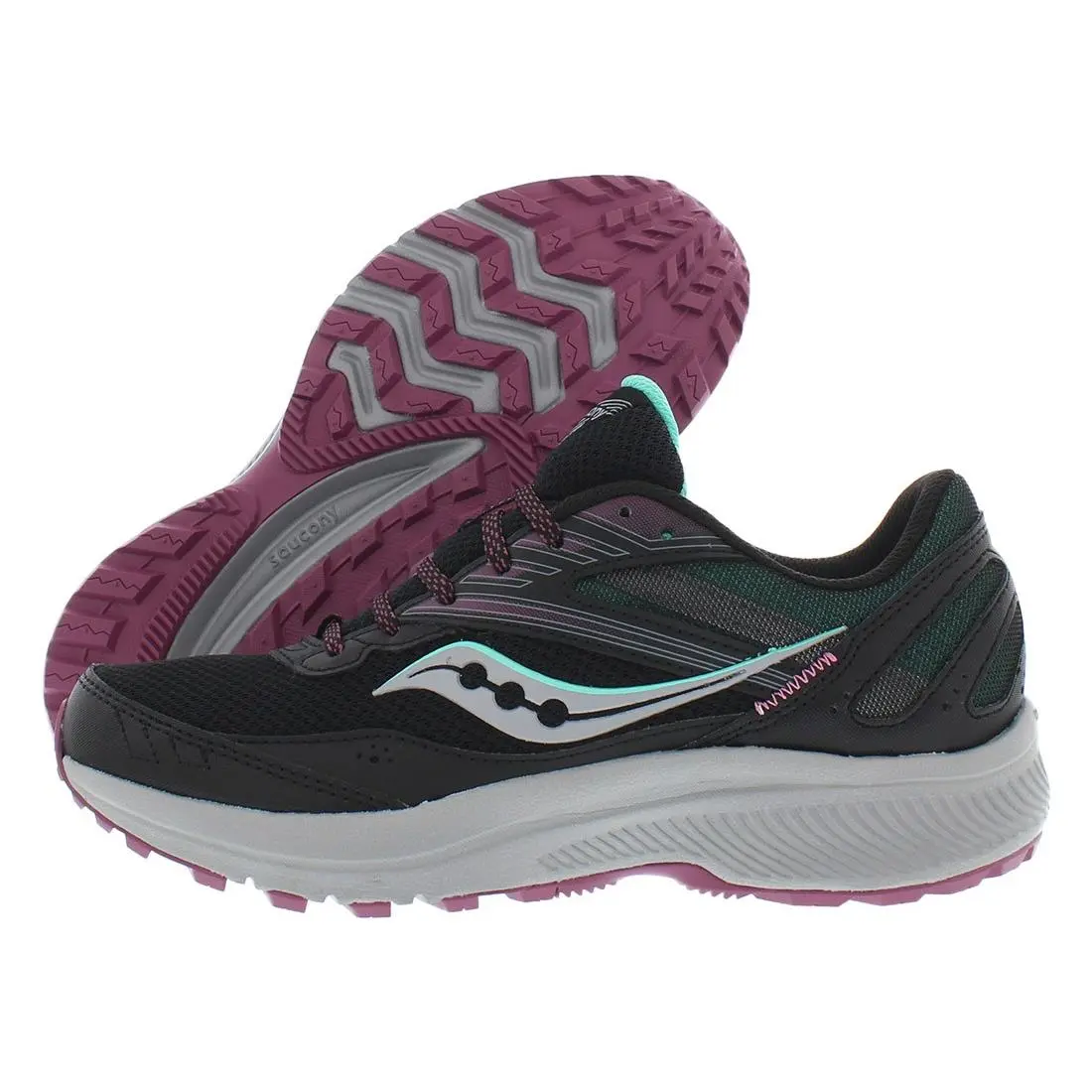 Cohesion Tr15 Womens Shoes Size 5 Color: Black/purple by Saucony