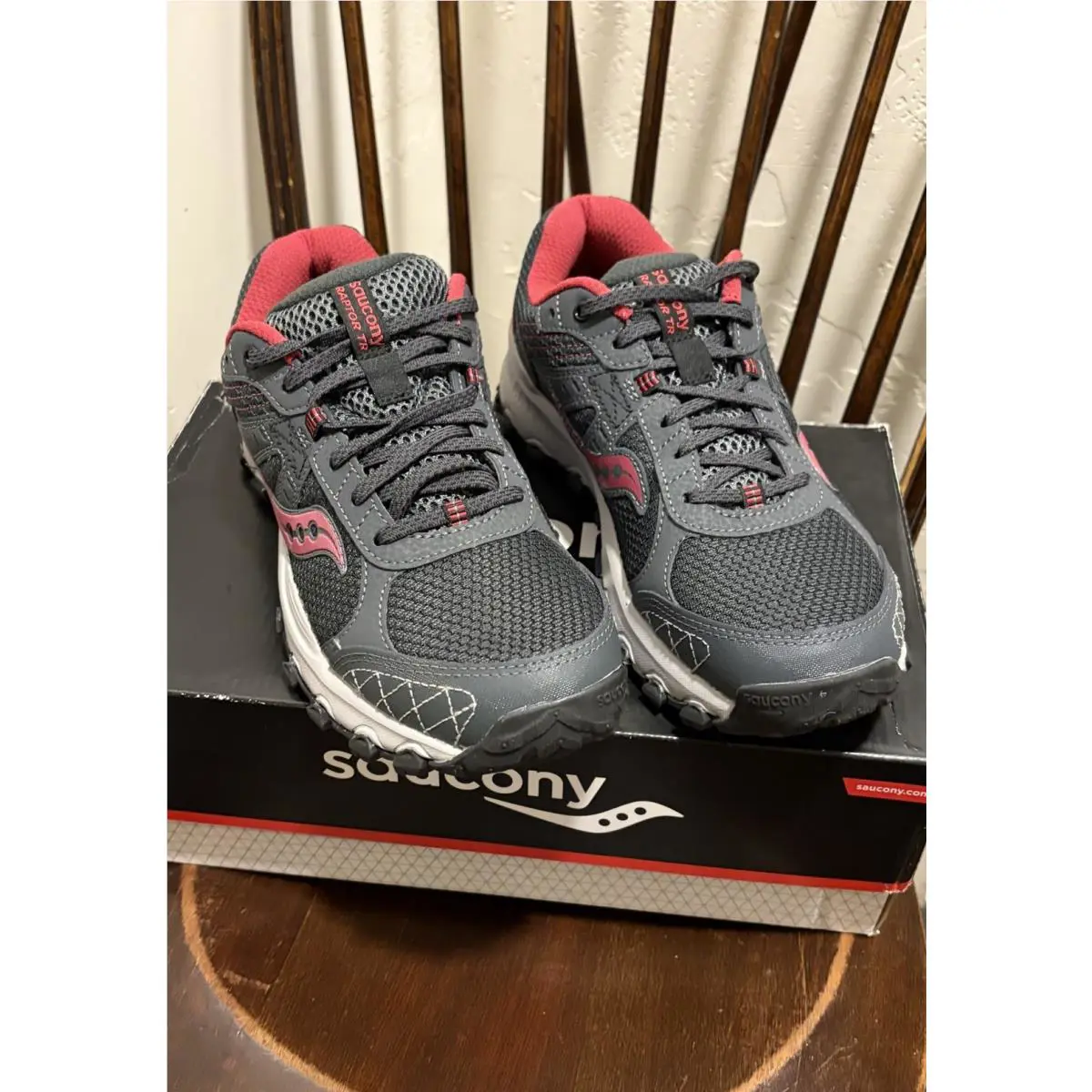 Saucony shoes - Saucony Grid Raptor - Grid Raptor - S15427-5 - Charcoal/Pink 0