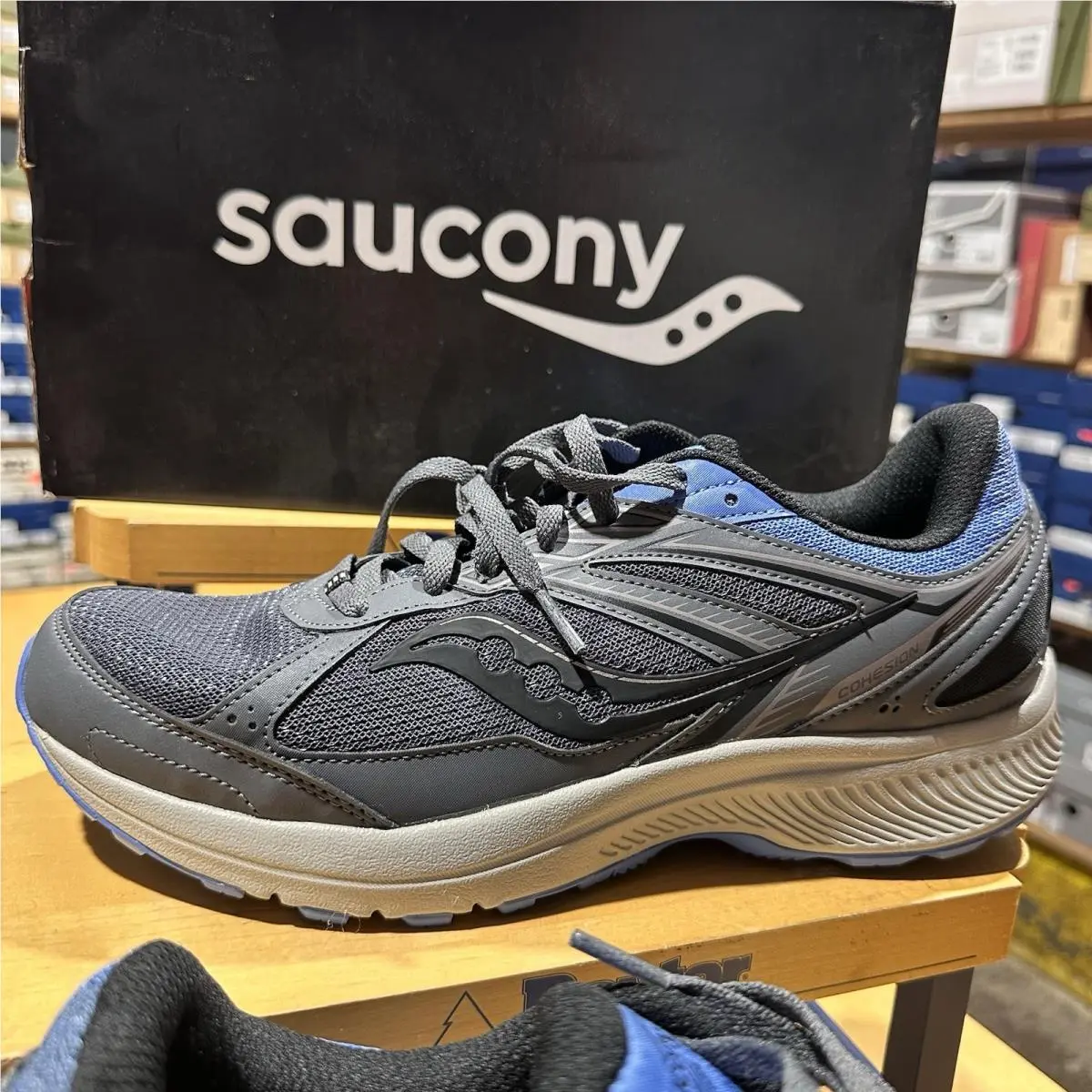 Saucony shoes - Saucony Cohesion 14 - Cohesion - S10633-4 - Black, Manufacturer: Charcoal/Jewel 1