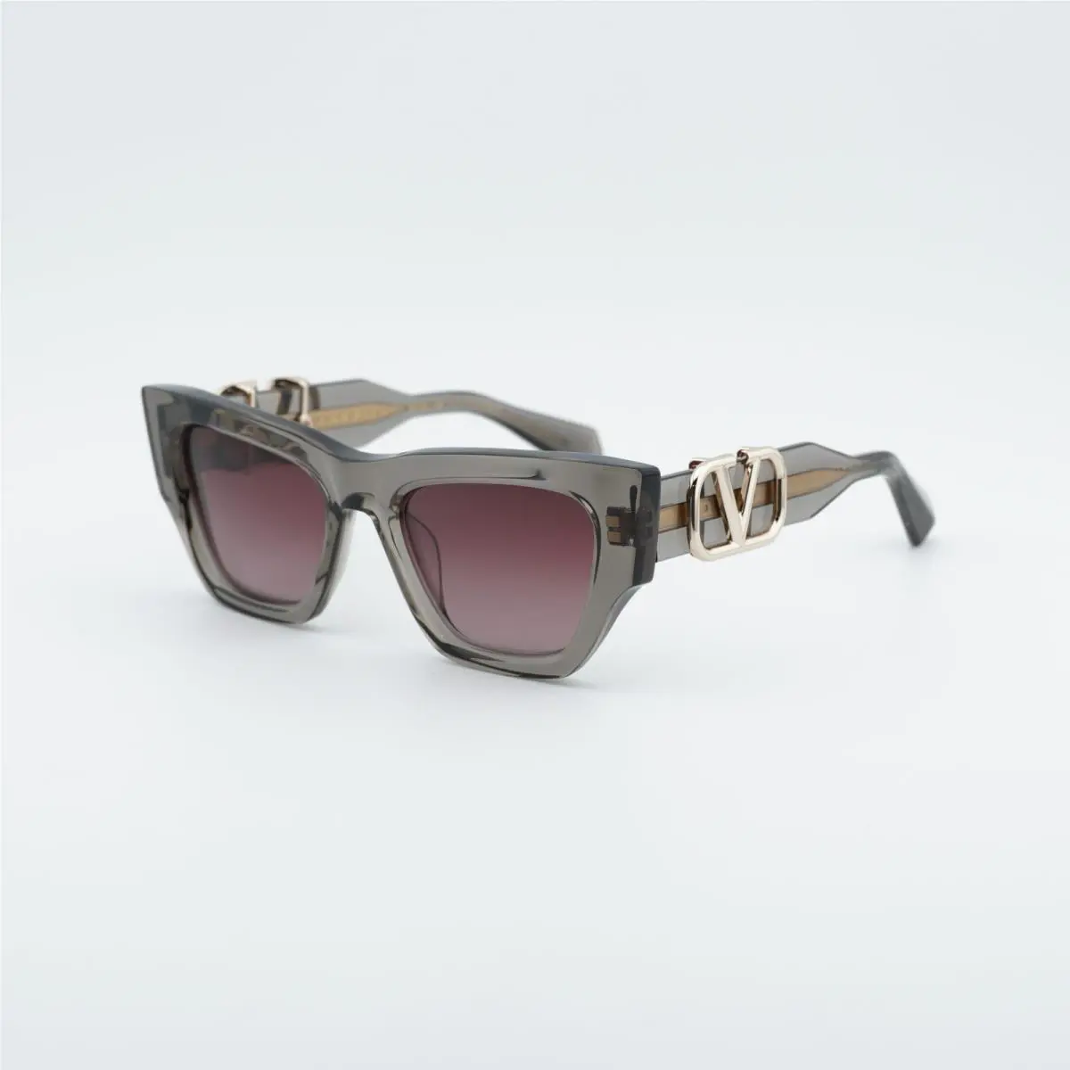 Valentino V-sette VLS-166C Transparent Grey/gold/rose Gradient 52-20-145