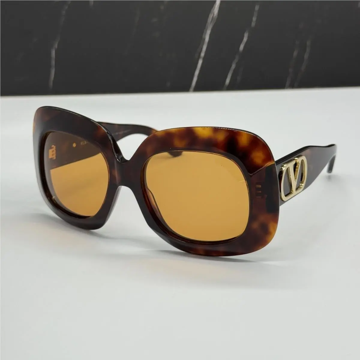 VLS-180C Havana Brown Sunglasses  by Valentino