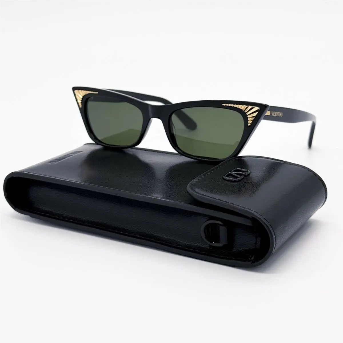 Valentino Sunglasses VLS-175A Black/green Women Eyewear