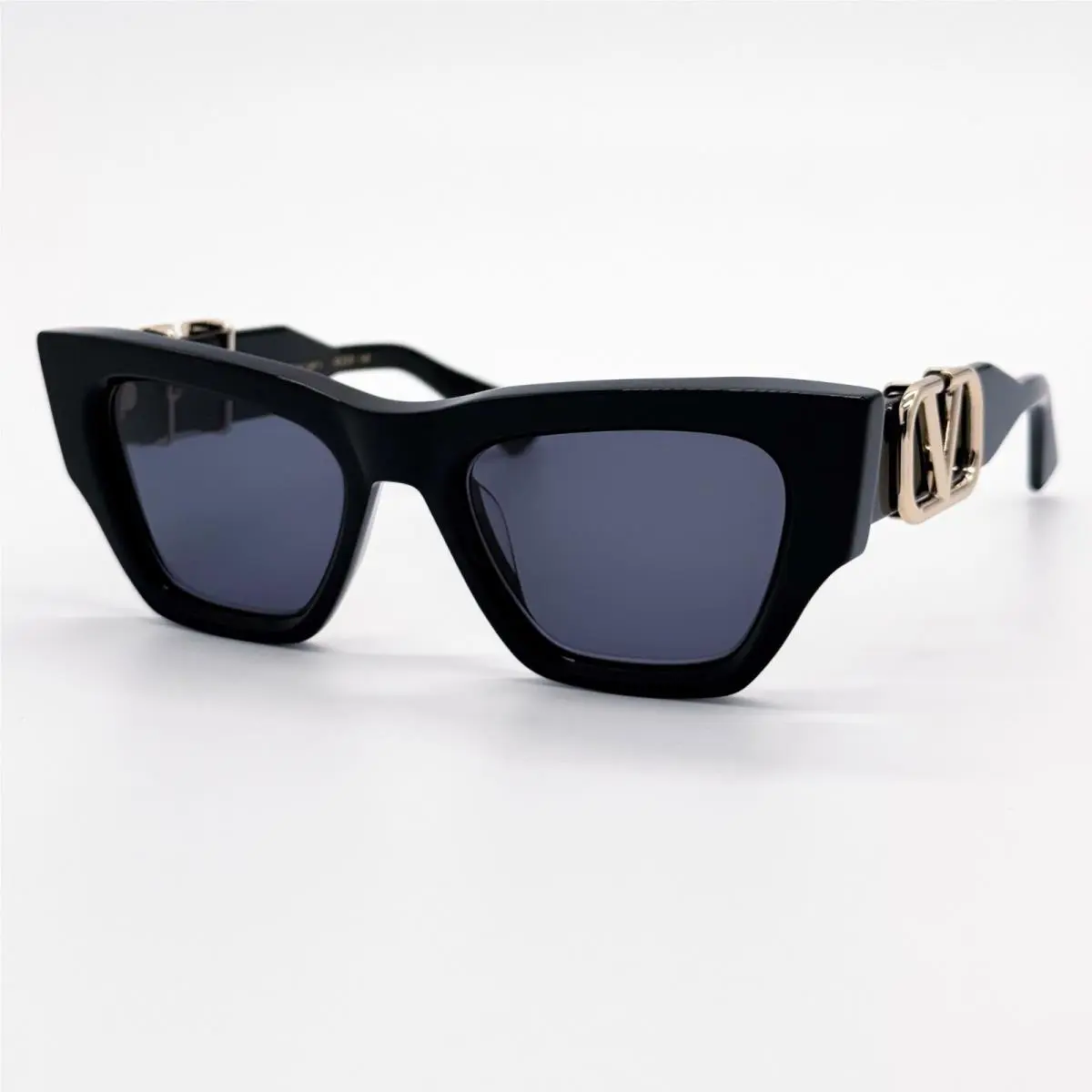 Valentino Sunglasses VLS-166A Black Women Cat Eye Eyewear