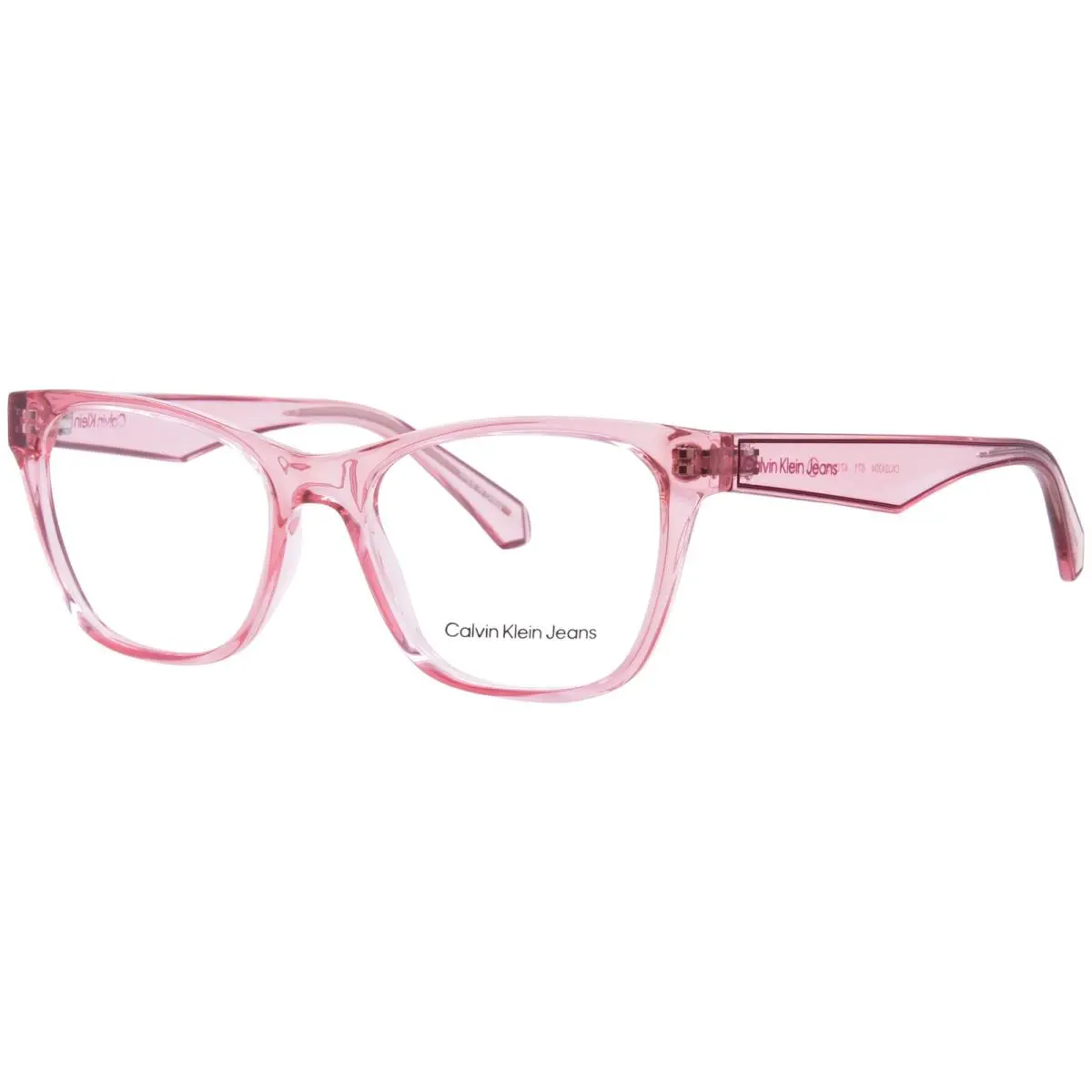 Calvin Klein Jeans CKJ24304 671 Eyeglasses Youth Kids Girl`s Blush Full Rim 47mm