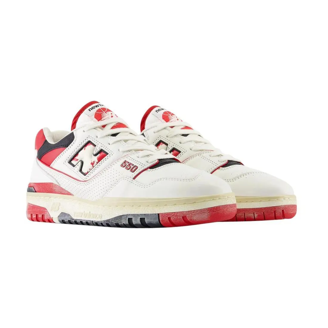 New Balance shoes - New Balance 550 - BB550VGA - Multicolor, s: White/Red BB550VGA 16