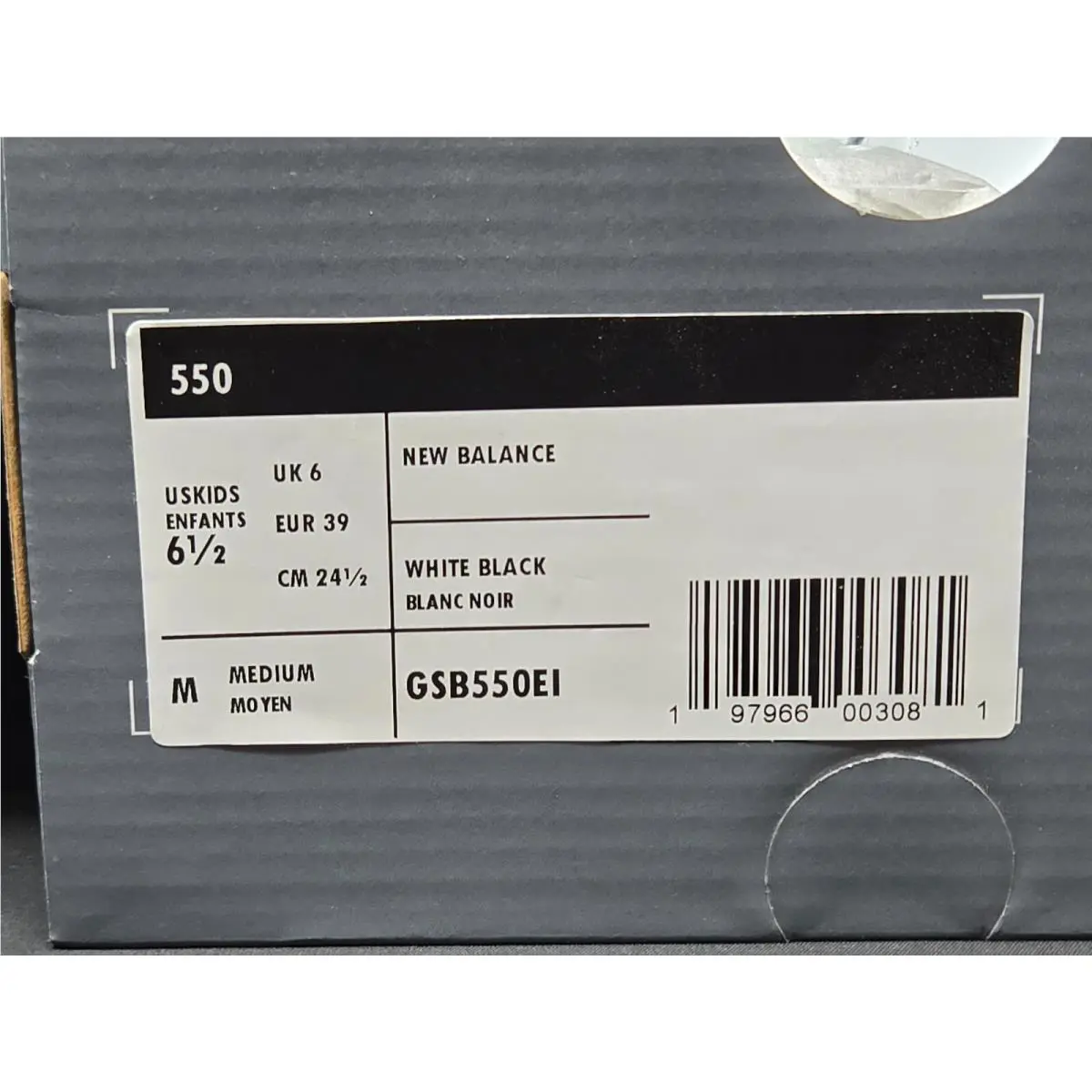 New Balance shoes - New Balance 550 - GSB550EI - Blue 8