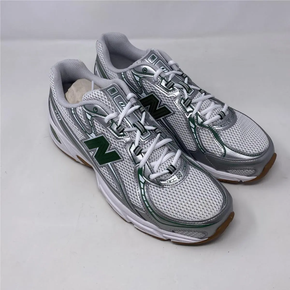 New Balance 740 Grey Matter/alpine Green Sneakers Size 12