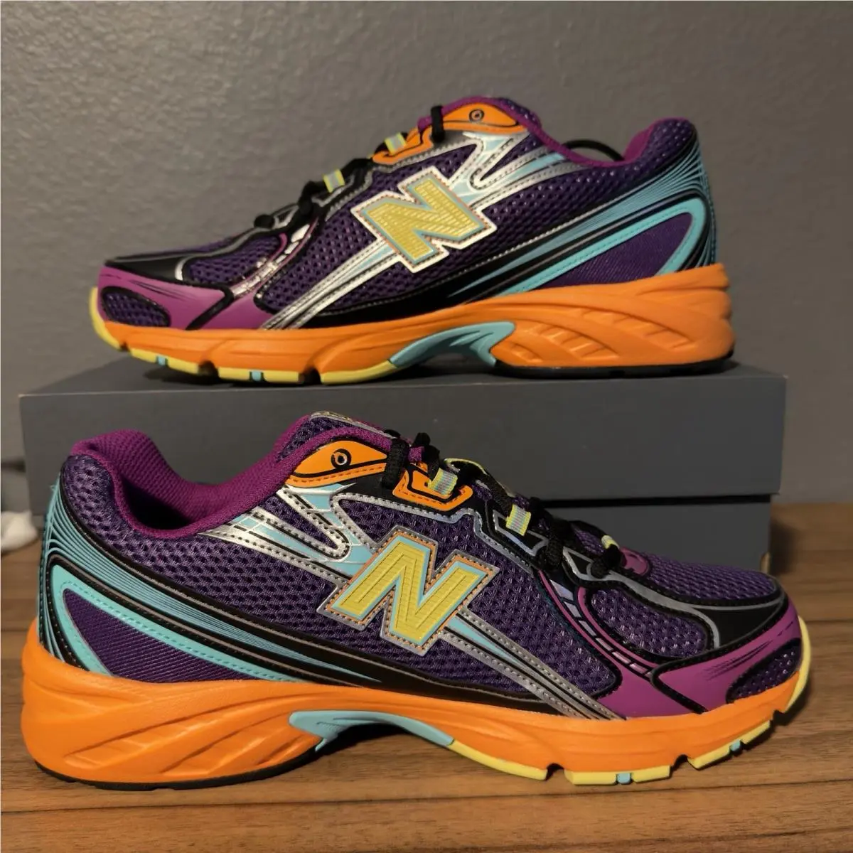 New Balance 740v2 Men’s Concord Grape Sun Glow Sneakers U740MC2 Size US 10.5