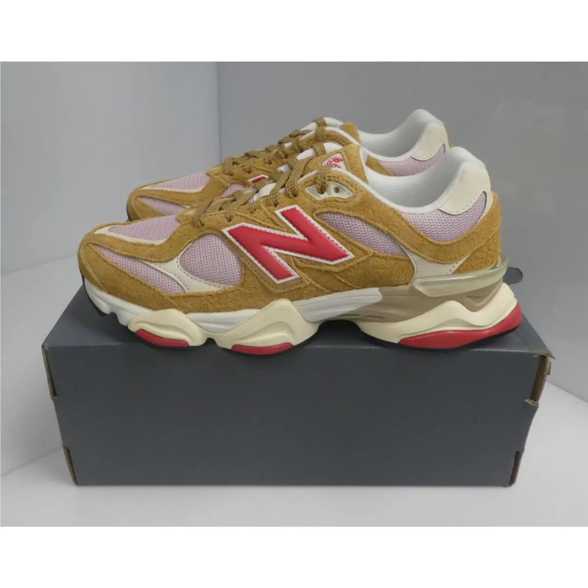 New Balance shoes - New Balance 9060 - U9060GEA - Brown, Manufacturer: Great Plains/Twilight Haze/True Red (UPC: 0197967960819) 1