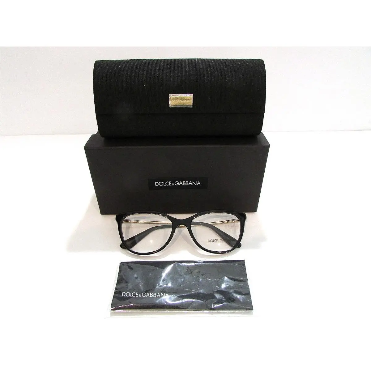 Dolce Gabbana DG 3258 DG3258 501 Black Eyeglasses Rx-able Frame