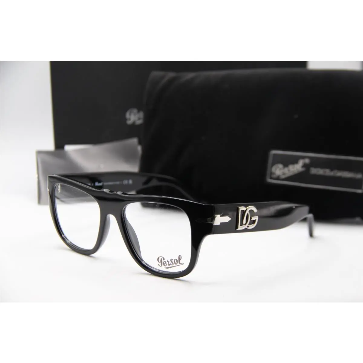 Dolce Gabbana x Persol 3294-V 95 Black Frames Eyeglasses 54-19