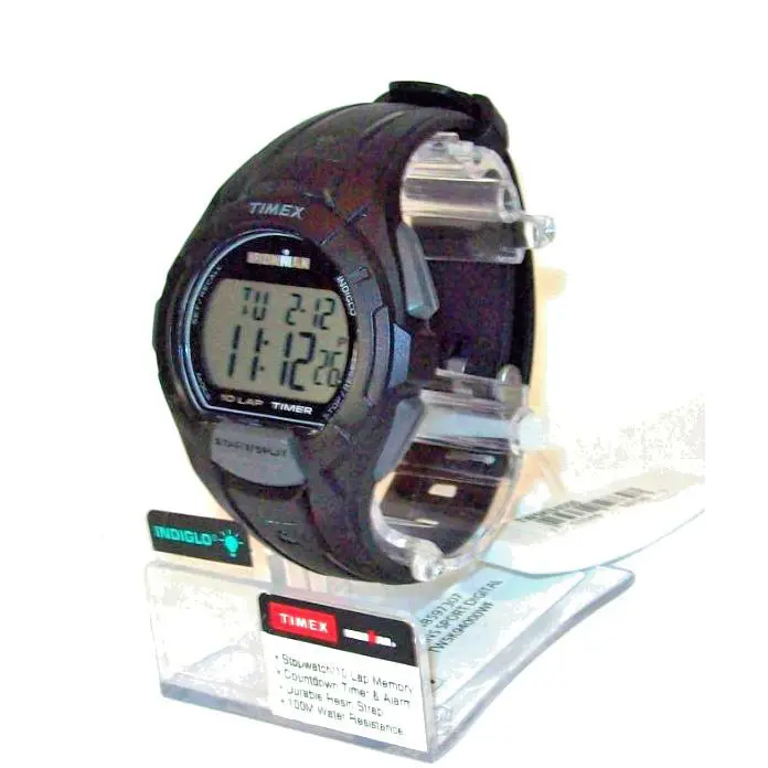 Timex Ironman Mens Digital Sport Chrono Watch Divers Countdown 100m WR