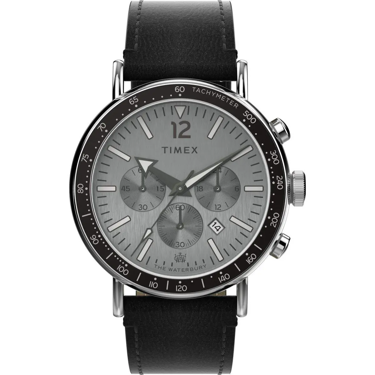Waterbury Silver / Recycled Material Silver Dial Wristwatch TW2W47400 by Timex