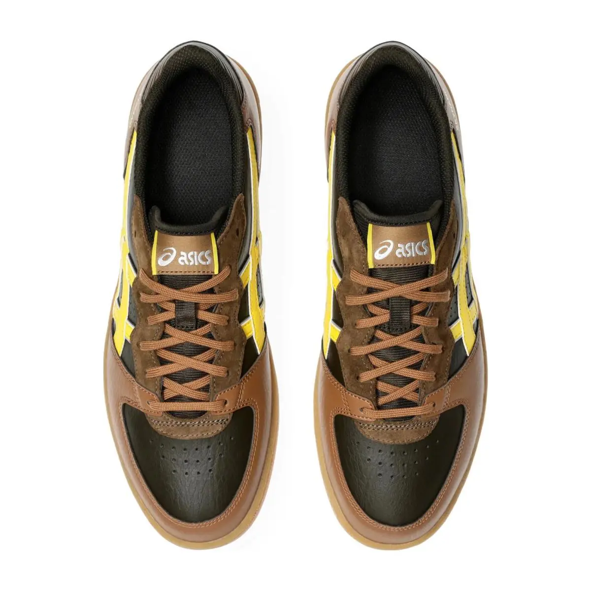 Asics shoes - ASICS Skyhand OG - Skyhand - 1203A451 - Black Coffee Tai Chi Yellow 1