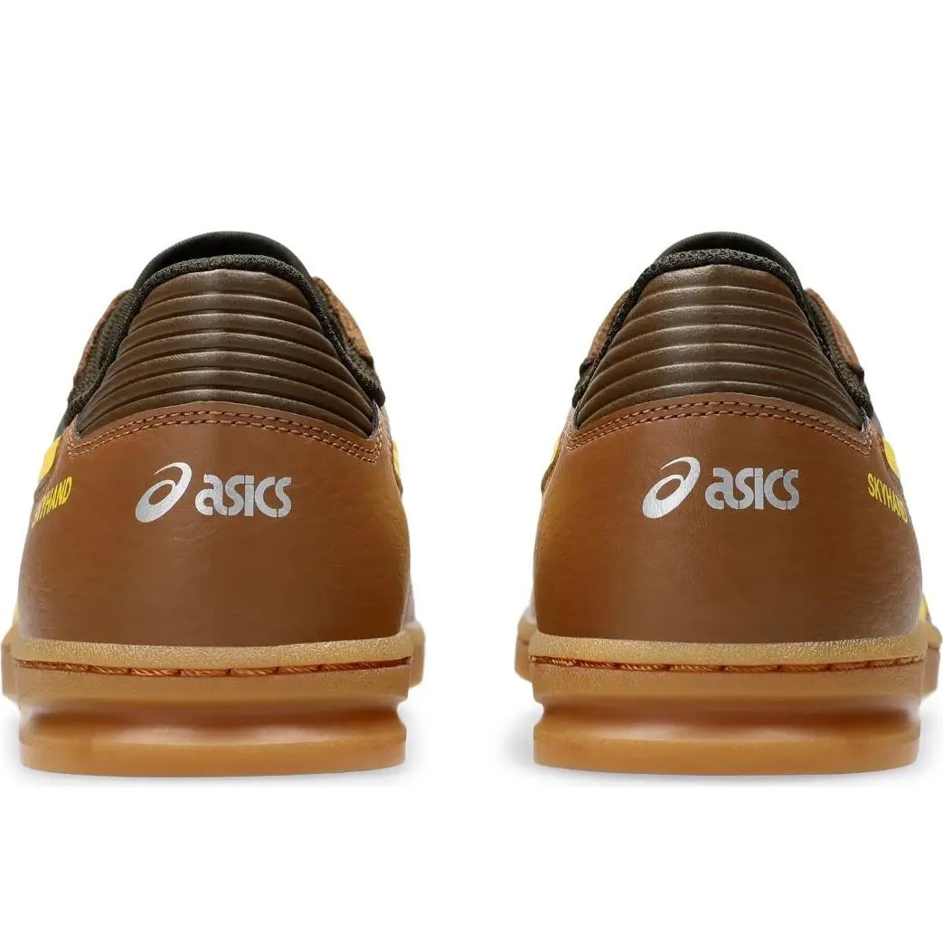 Asics shoes - ASICS Skyhand OG - Skyhand - 1203A451 - Black Coffee Tai Chi Yellow 2