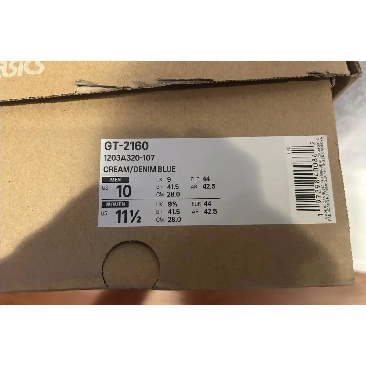 Asics shoes - ASICS GT-2160 - 1203A320-107 - Blue (UPC: 0197298400862) 3