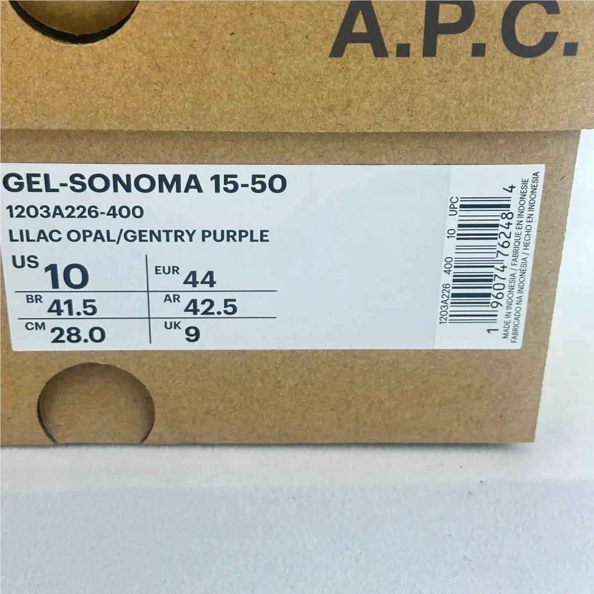 Asics shoes - GEL-SONOMA 15-50 - 1203A226-400 - Purple 9