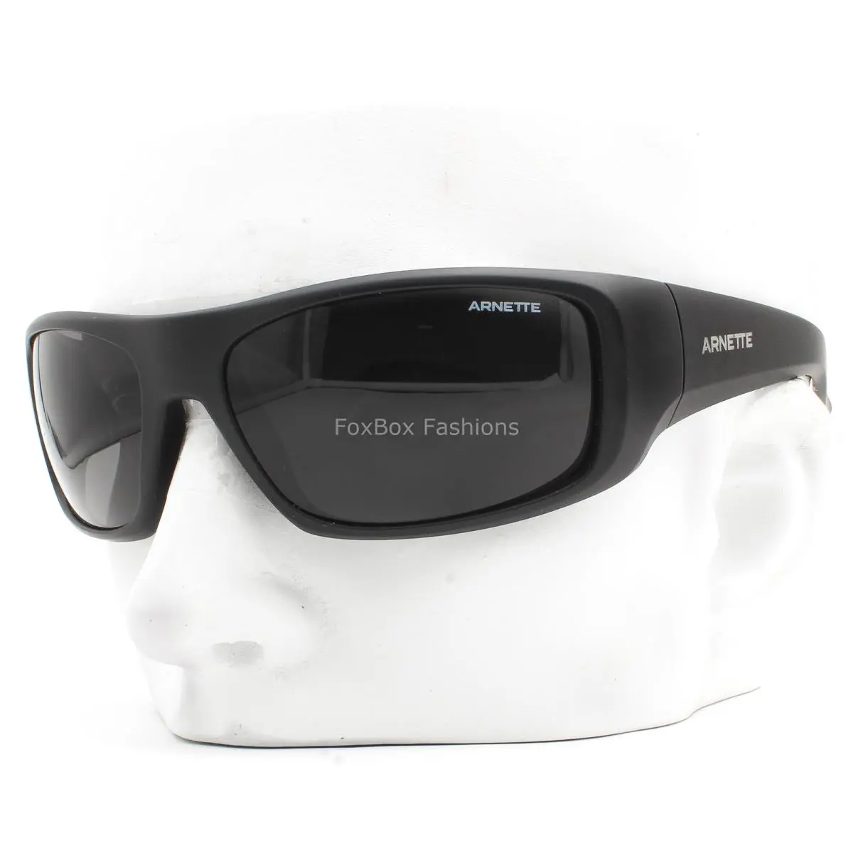 Arnette Hot Shot Sunglasses 4182 2196/87 Matte Black Rubber Gray Lens with Case