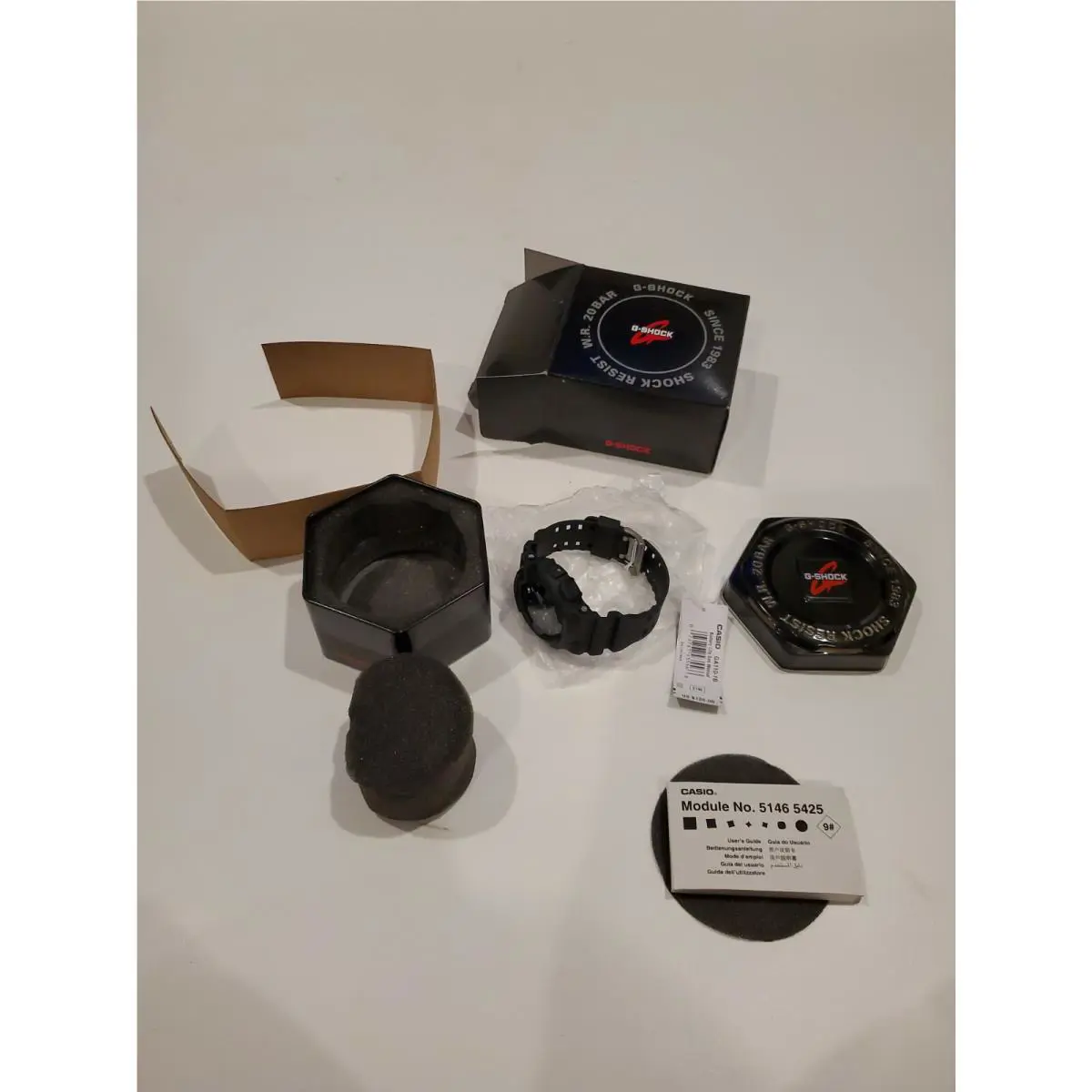 GA110-1B G-shock Large World Time Alarm Anti-magnetic Watch Tag CT09 by Casio