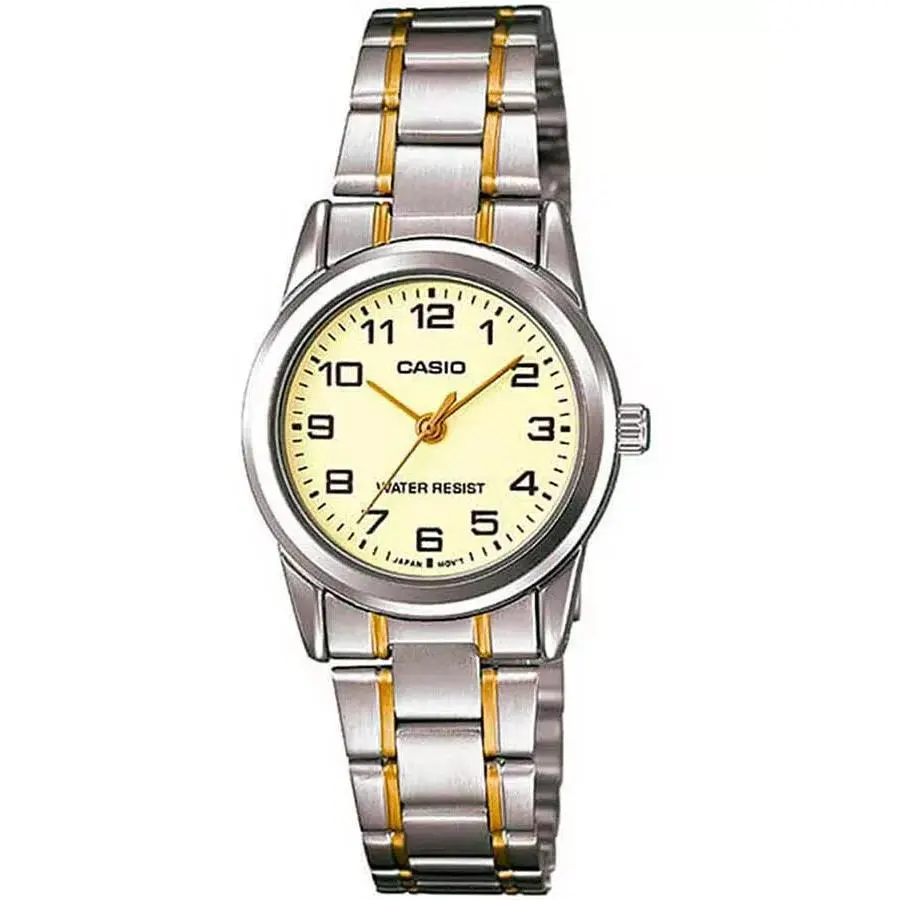 Casio Ladies` Standard Analog Watch LTPV001SG-9B LTP-V001SG-9B