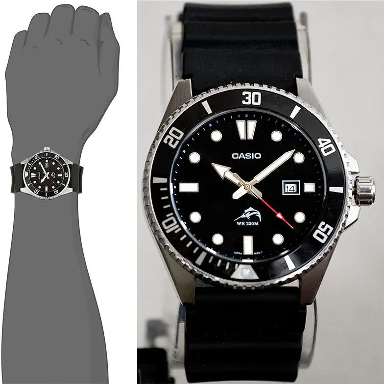 Casio MDV-106-1A Mens Duro 200M Modern Analog 200M WR Diver Sports Watch