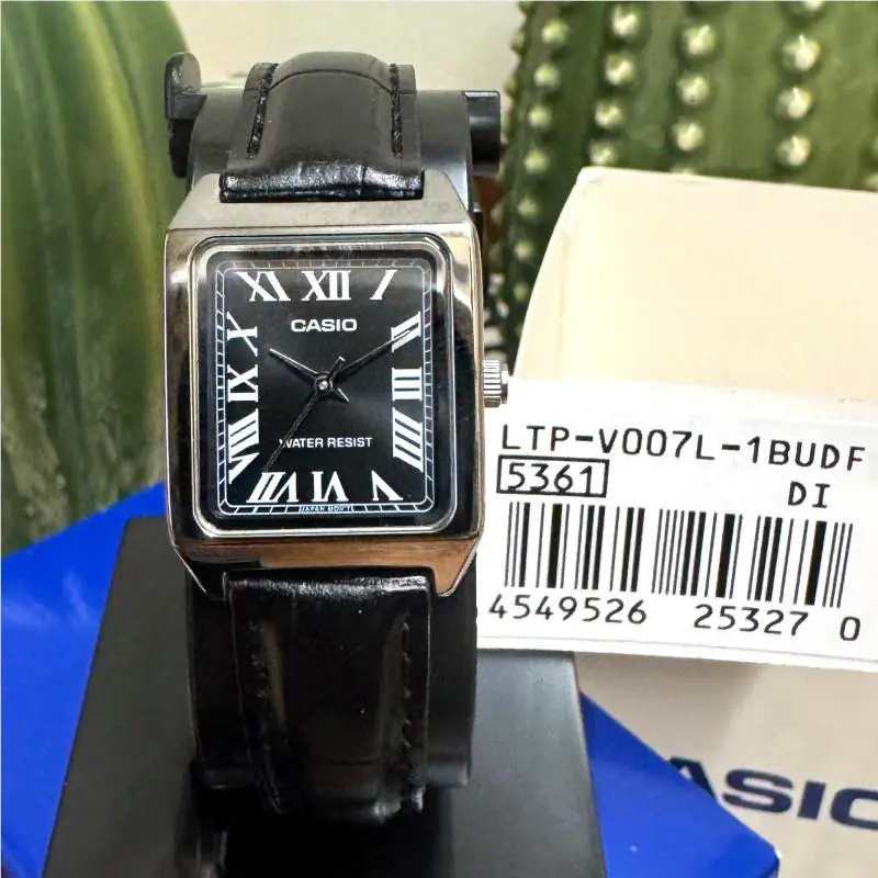 Casio LTPV007L-1B Classic Analog Black Dial Watch
