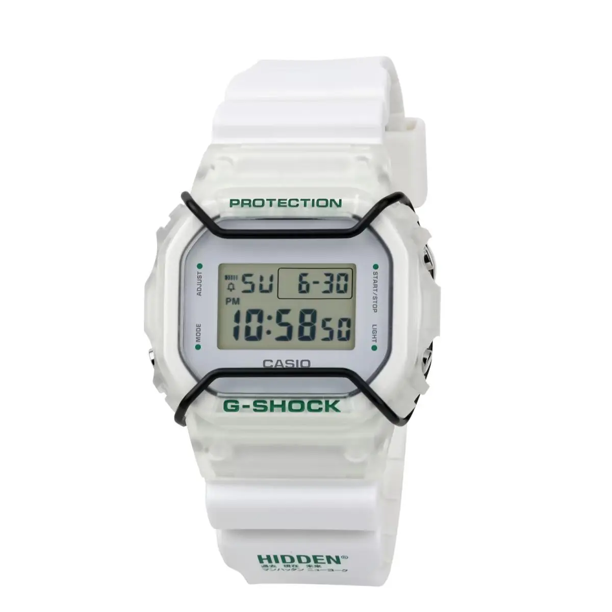 G-shock 5600 Series DW5600HDN257 White Resin Band Digital Wrist Watch by Casio