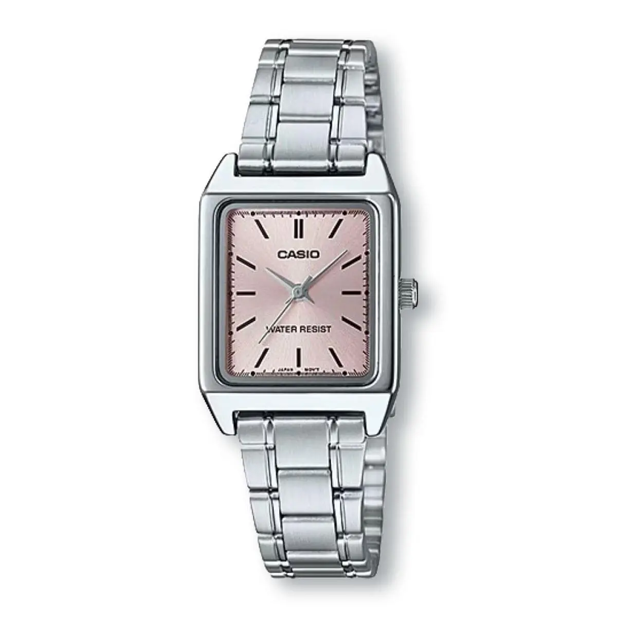 Casio LTPV007D-4E Classic Analog Stainless Steel Watch Pink Dial