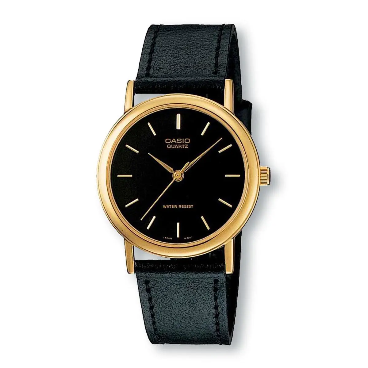 Casio MTP1095Q-1A Classic Quartz Dress Watch with Black Dial
