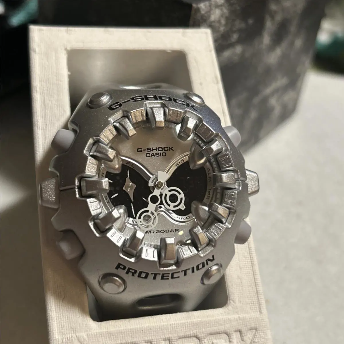 Psl  G-shock Men`s Watch GA-V01A-8AJF Analog Digital Silver Japan by Casio