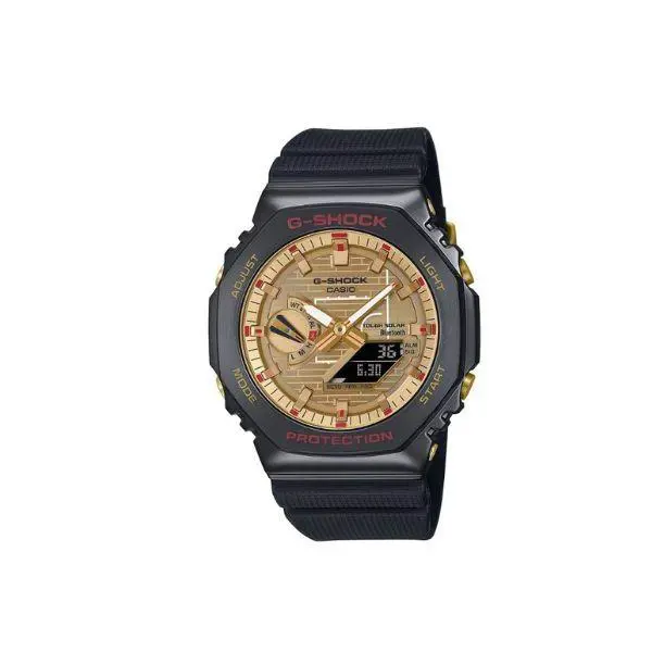 Casio GBM2100RH-1A Watch Black Gold