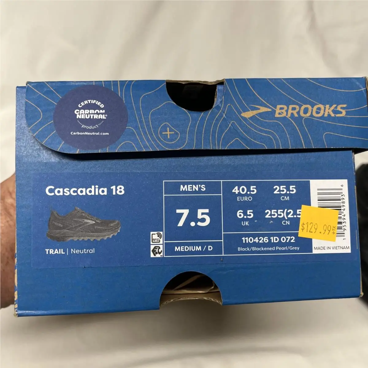 Brooks shoes - Brooks Cascadia 18 - Cascadia - 110426-1D-072 - White (UPC: 195394498936) 0