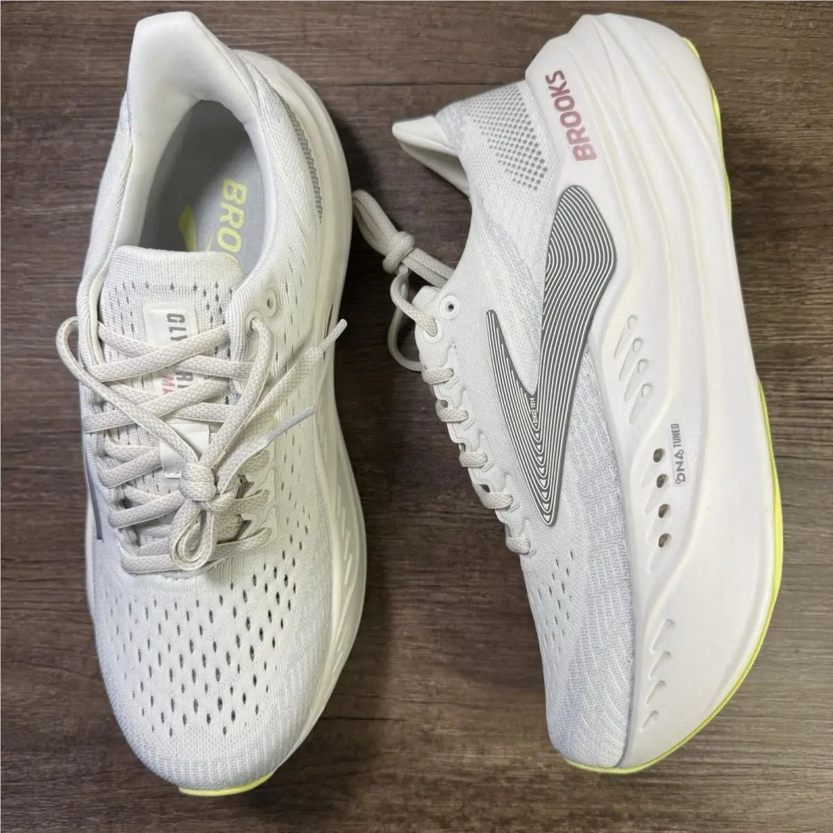 Brooks Glycerin Max ‘coconut/alloy’ Women’s Sz 6.5 Running Shoes 1204361B115