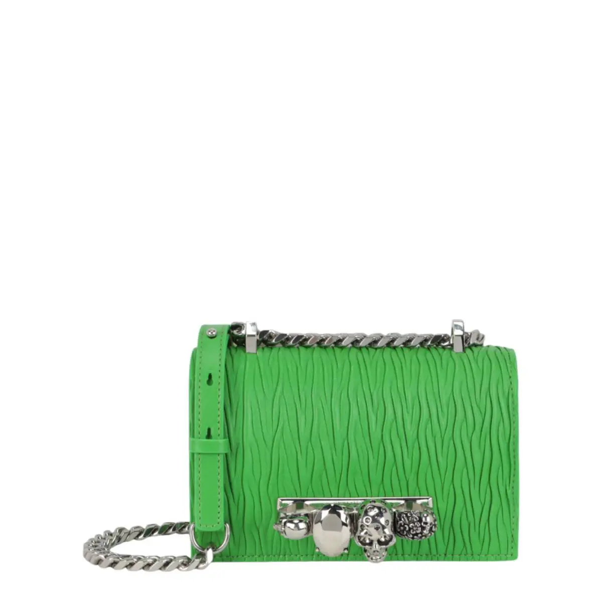 Alexander Mcqueen Womens Mini Jeweled Shoulder Bag