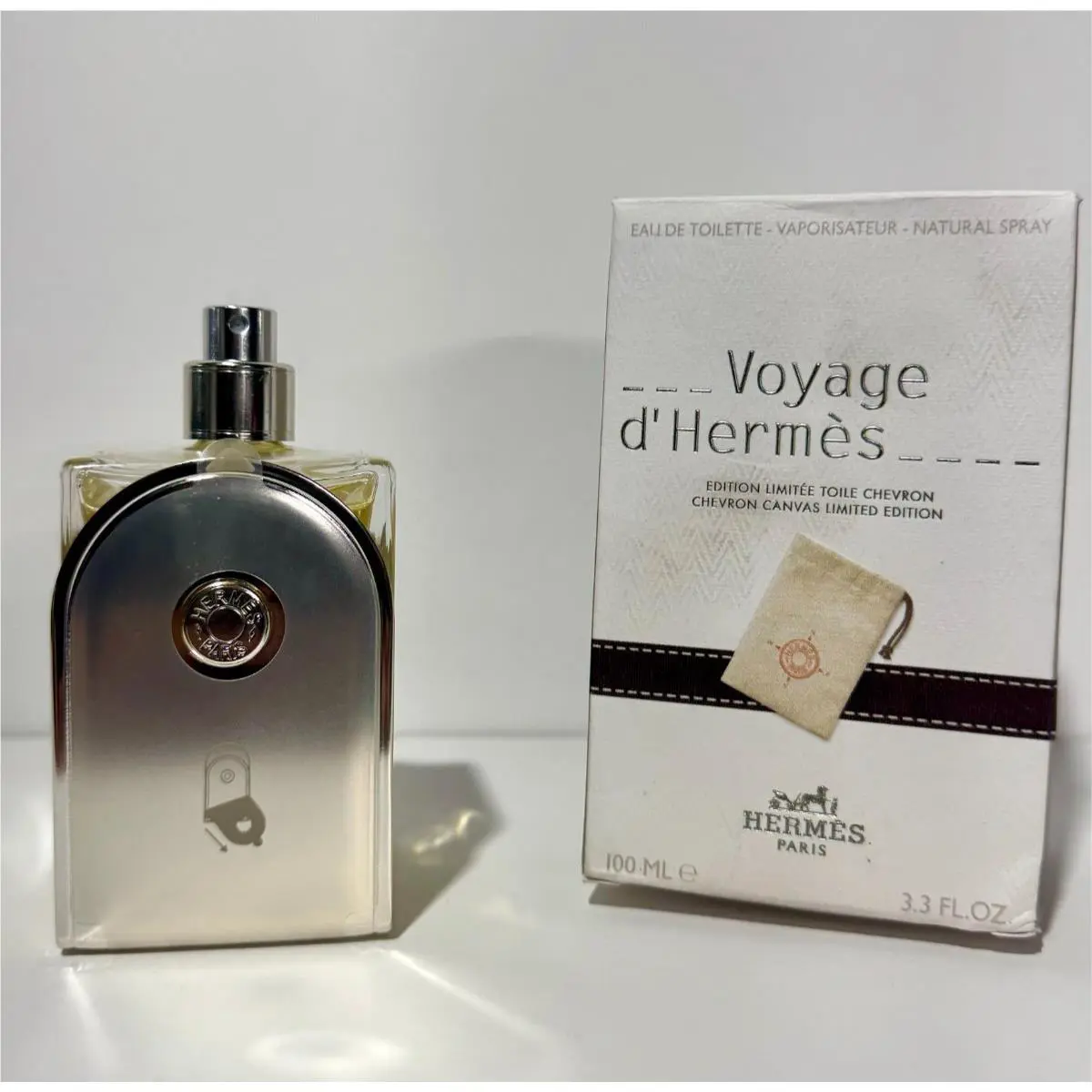 Voyage D`hermes BY Hermes For Men 3.3 oz 100 ml Edt Refillable Unisex