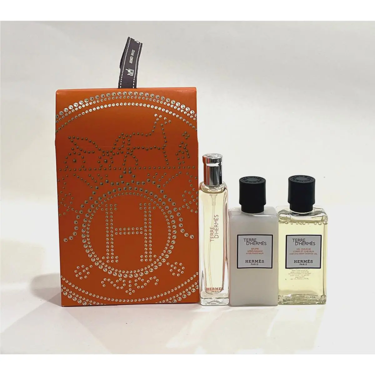 Terre D`hermes For Men 3pc Gift Set Travel Size