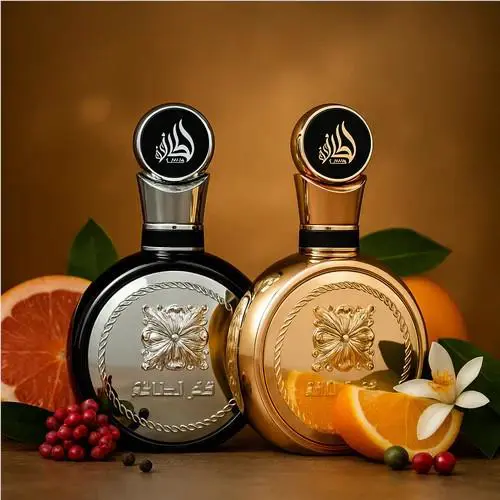 Fakhar Gold Fakhar Black Edp Perfume - 100ml 3.4 Oz By Lattafa Pack Of 2 - Black, Gold